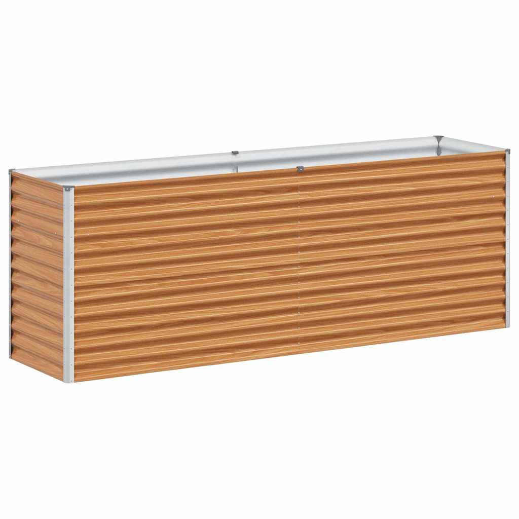 Maison Exclusive - Hochbeet Hellbraun 195 X 50 X 68 Cm Verzinkter
