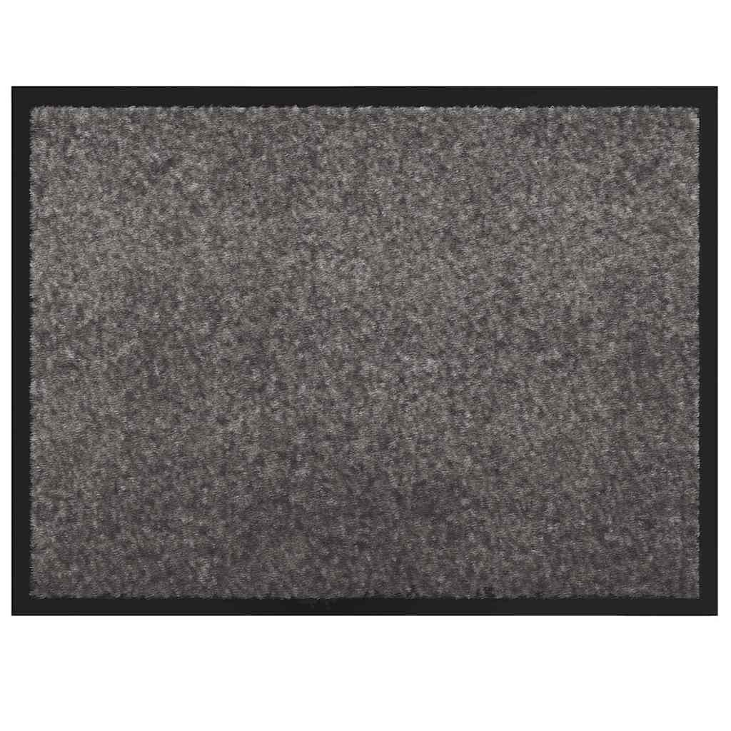 Maison Exclusive - Fußmatte Hellgrau 60 X 80 X 1.2 Cm Teddystoff