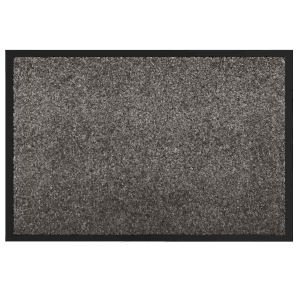Maison Exclusive - Fußmatte Hellgrau 120 X 80 X 1,2 Cm Teddystoff