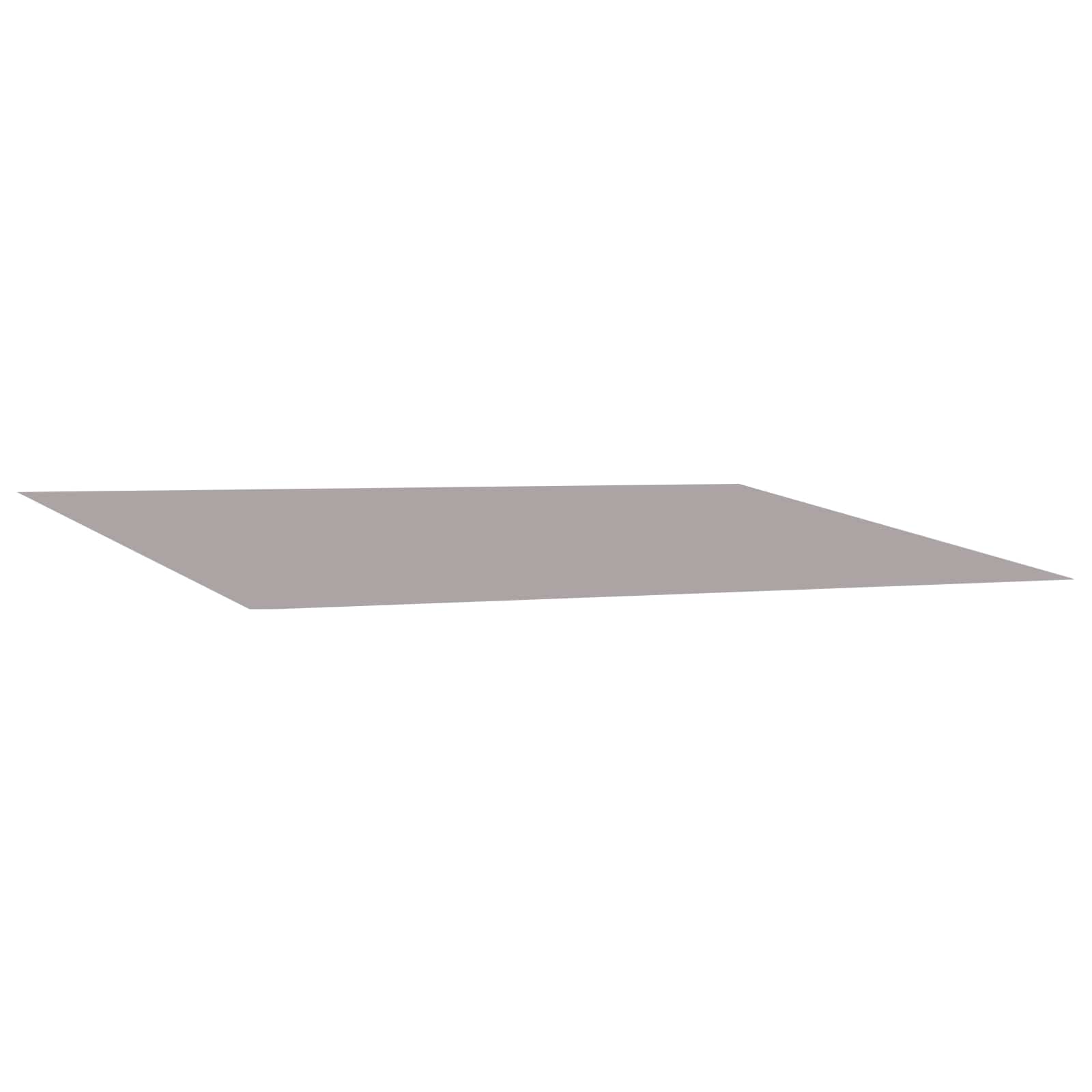 Maison Exclusive - Markisenersatzstoff Hellgrau 300 X 250 Cm Poly