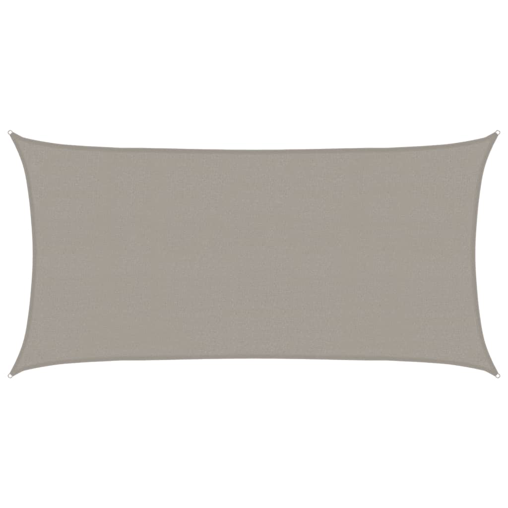 Maison Exclusive - Sonnensegel 160 G/m² Rechteckig Hellgrau 2x4 M