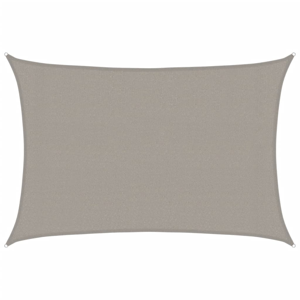 Maison Exclusive - Sonnensegel 160 G/m² Rechteckig Hellgrau 3x4,5
