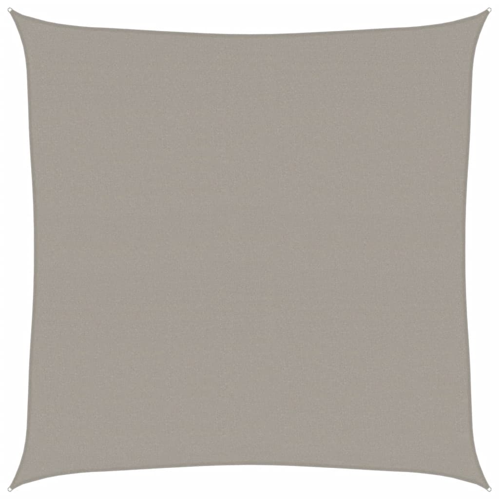 Maison Exclusive - Sonnensegel 160 G/m² Quadratisch Hellgrau 5x5