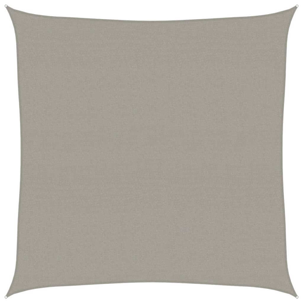 Maison Exclusive - Sonnensegel 160 G/m² Quadratisch Hellgrau 4x4