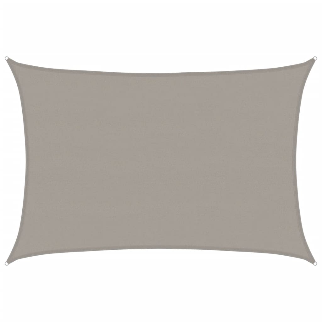 Maison Exclusive - Sonnensegel 160 G/m² Rechteckig Hellgrau 5x7 M