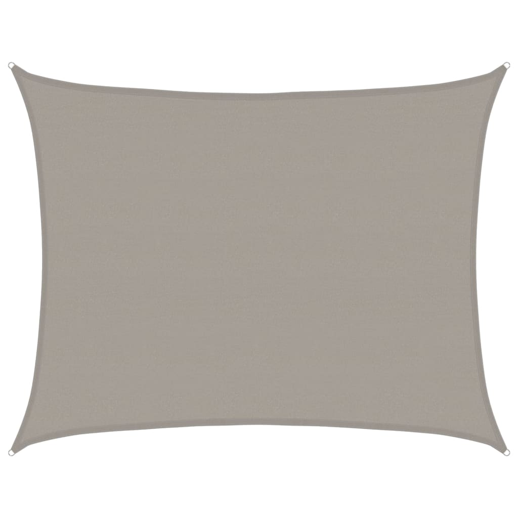 Maison Exclusive - Sonnensegel 160 G/m² Rechteckig Hellgrau 6x7 M