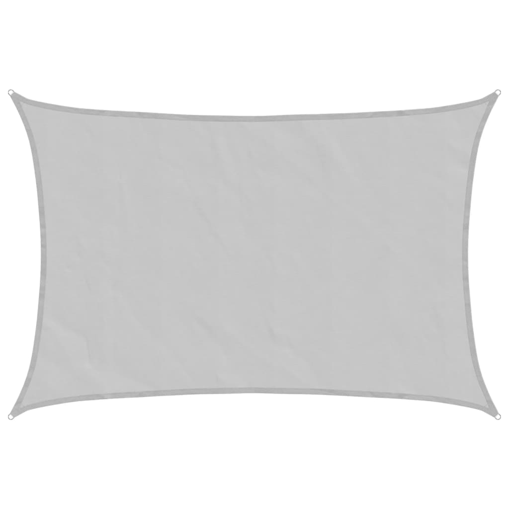 Maison Exclusive - Sonnensegel Hellgrau 4x3 M 100% Polyester Oxfo