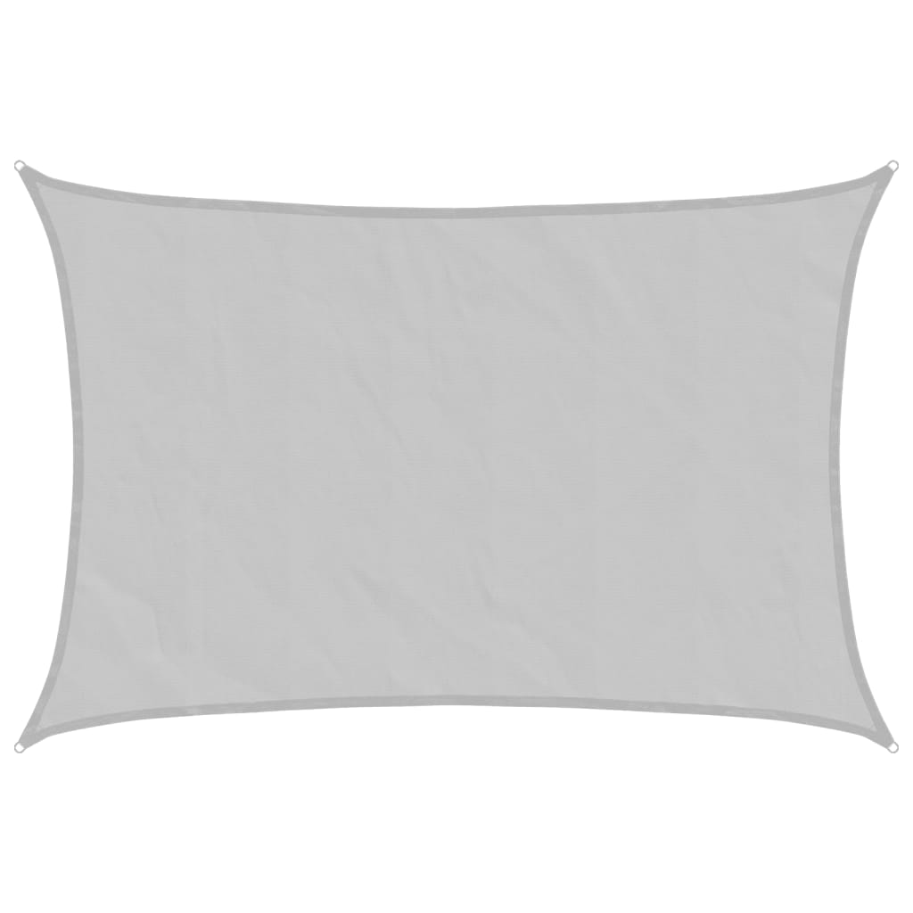Maison Exclusive - Sonnensegel Hellgrau 5x4 M 100% Polyester Oxfo