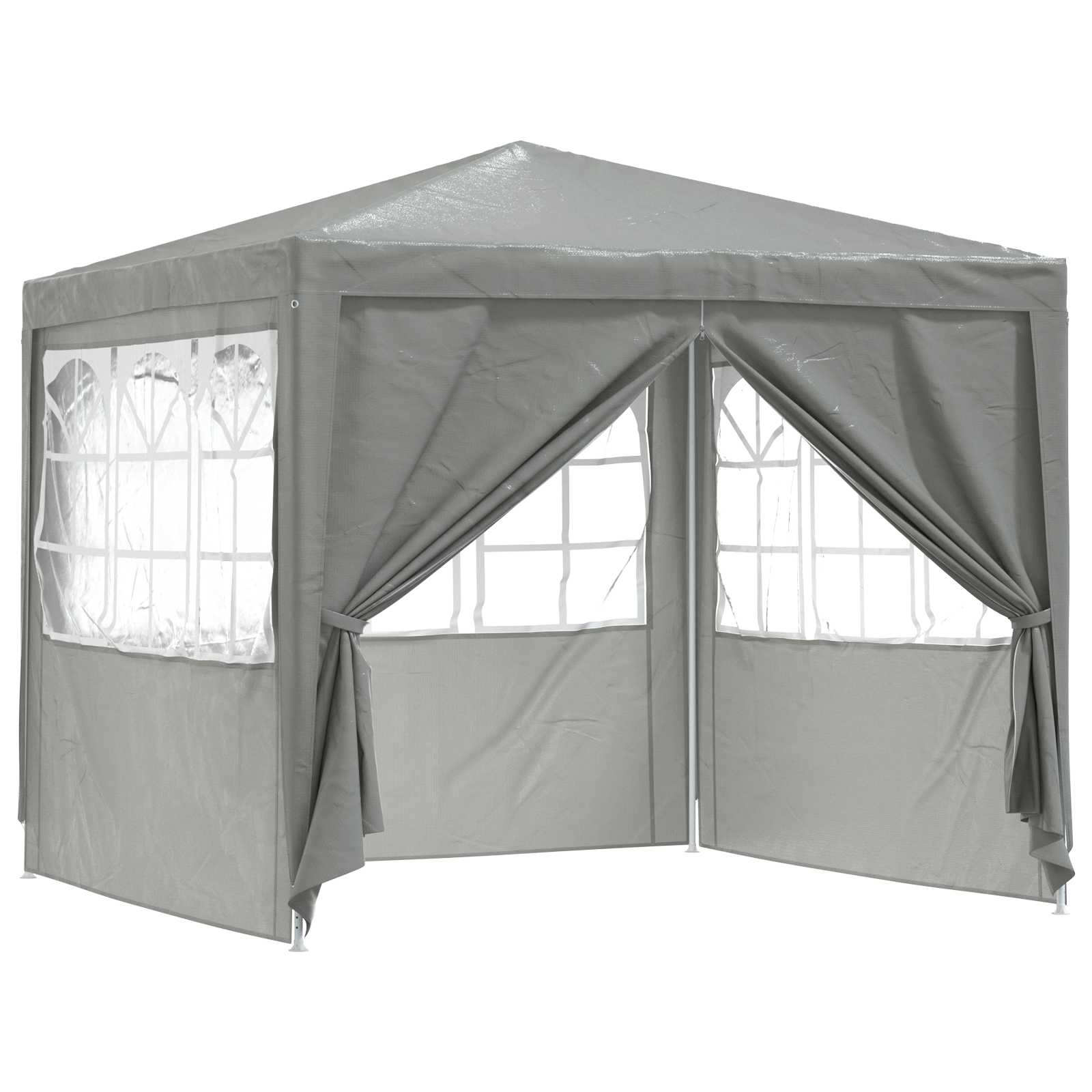 Maison Exclusive - Party-zelt 250 X 250 X 240 Cm Hellgrau Pe Und