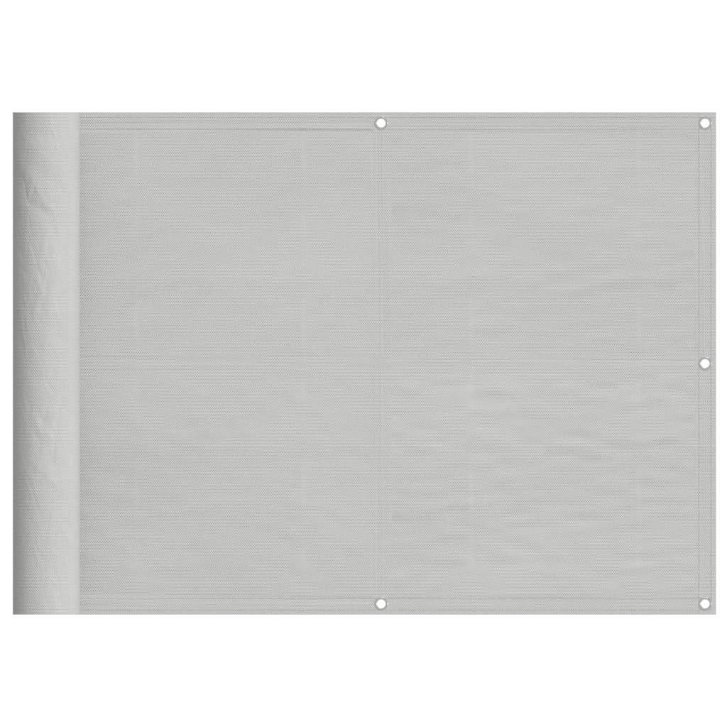 Maison Exclusive - Balkon-sichtschutz Hellgrau 75x400 Cm 100 % Po