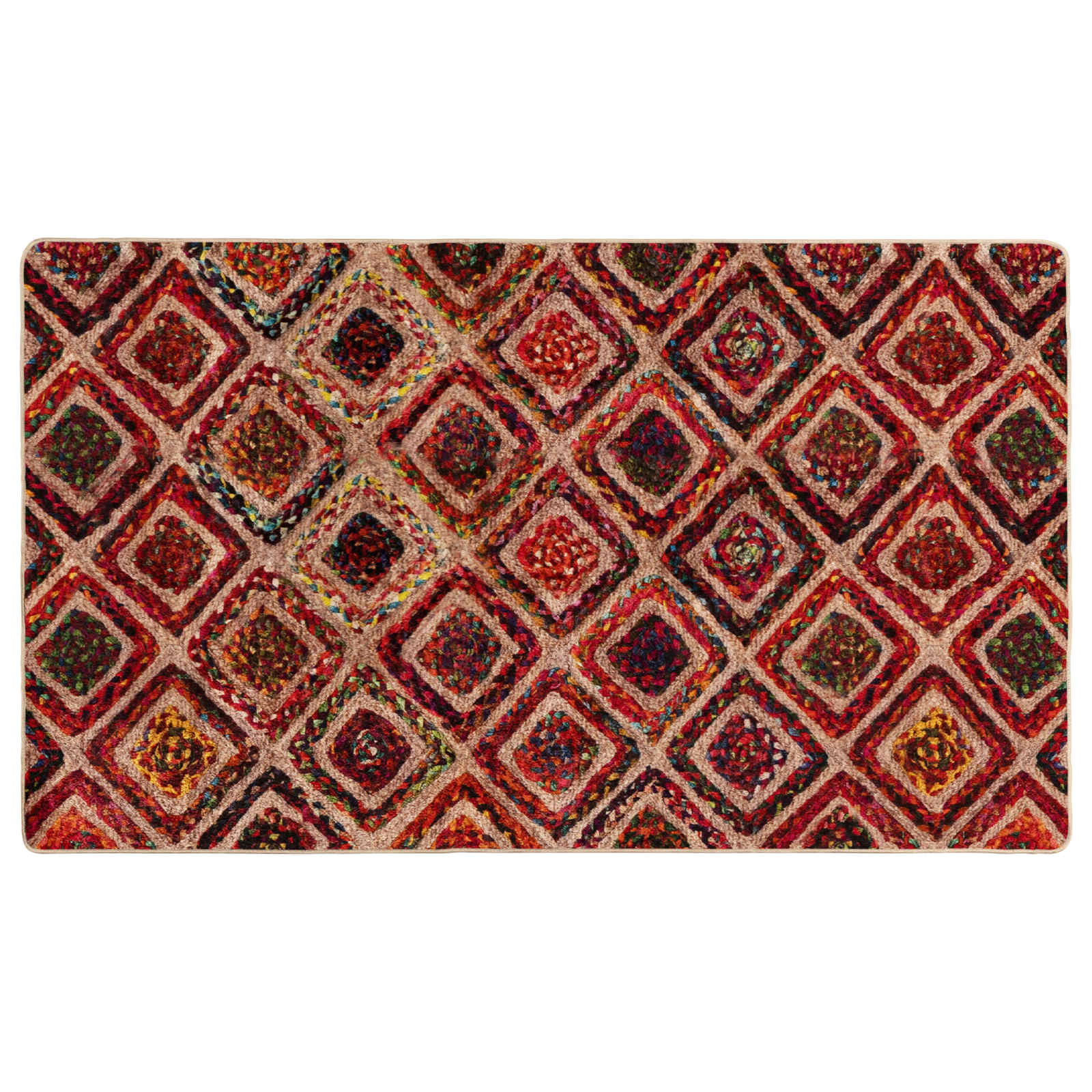 Maison Exclusive - Teppichläufer Marsa Mehrfarbig 80 X 100 Cm Pol