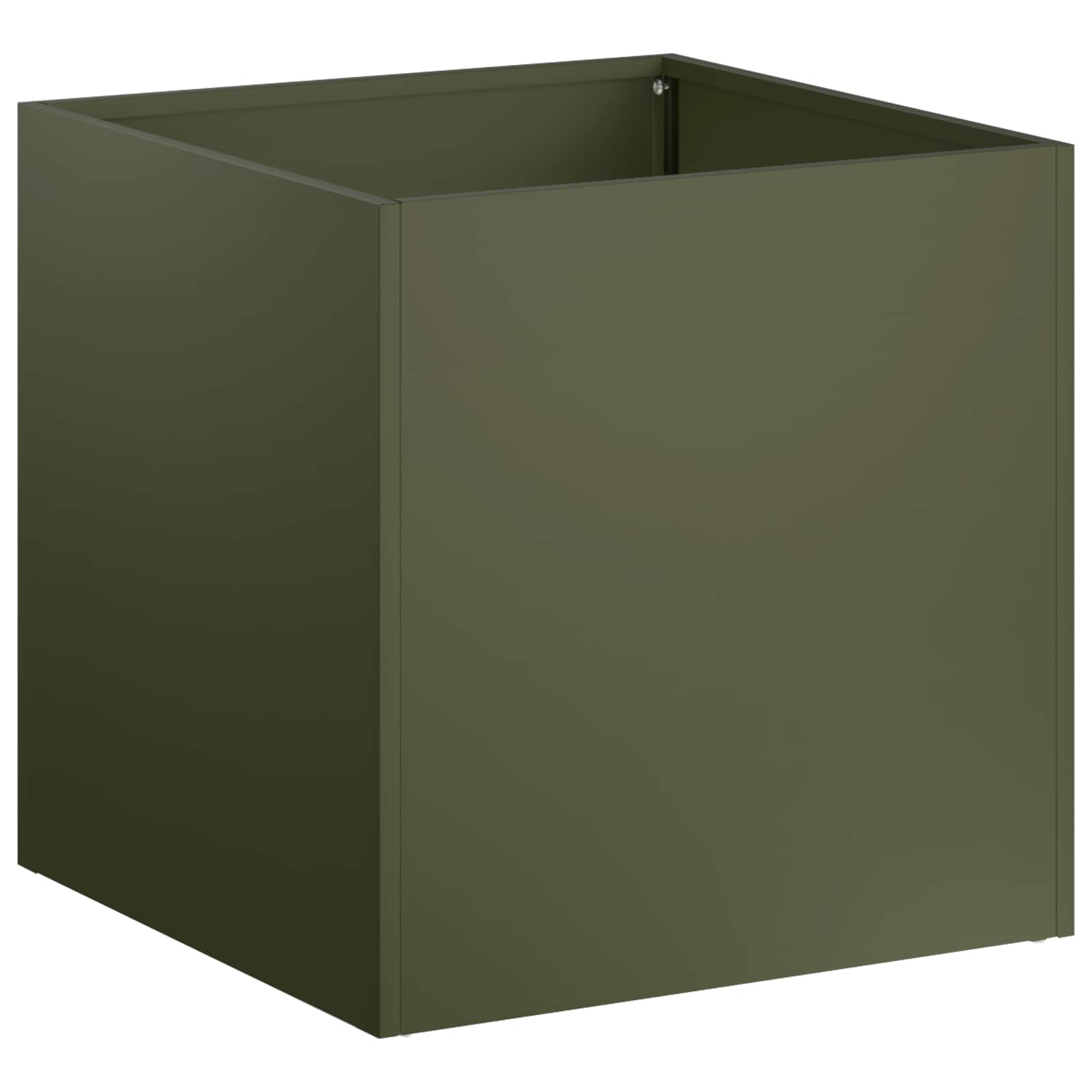 Maison Exclusive - Garten-pflanzgefäß Olivgrün 45 X 45 X 45 Cm Ka