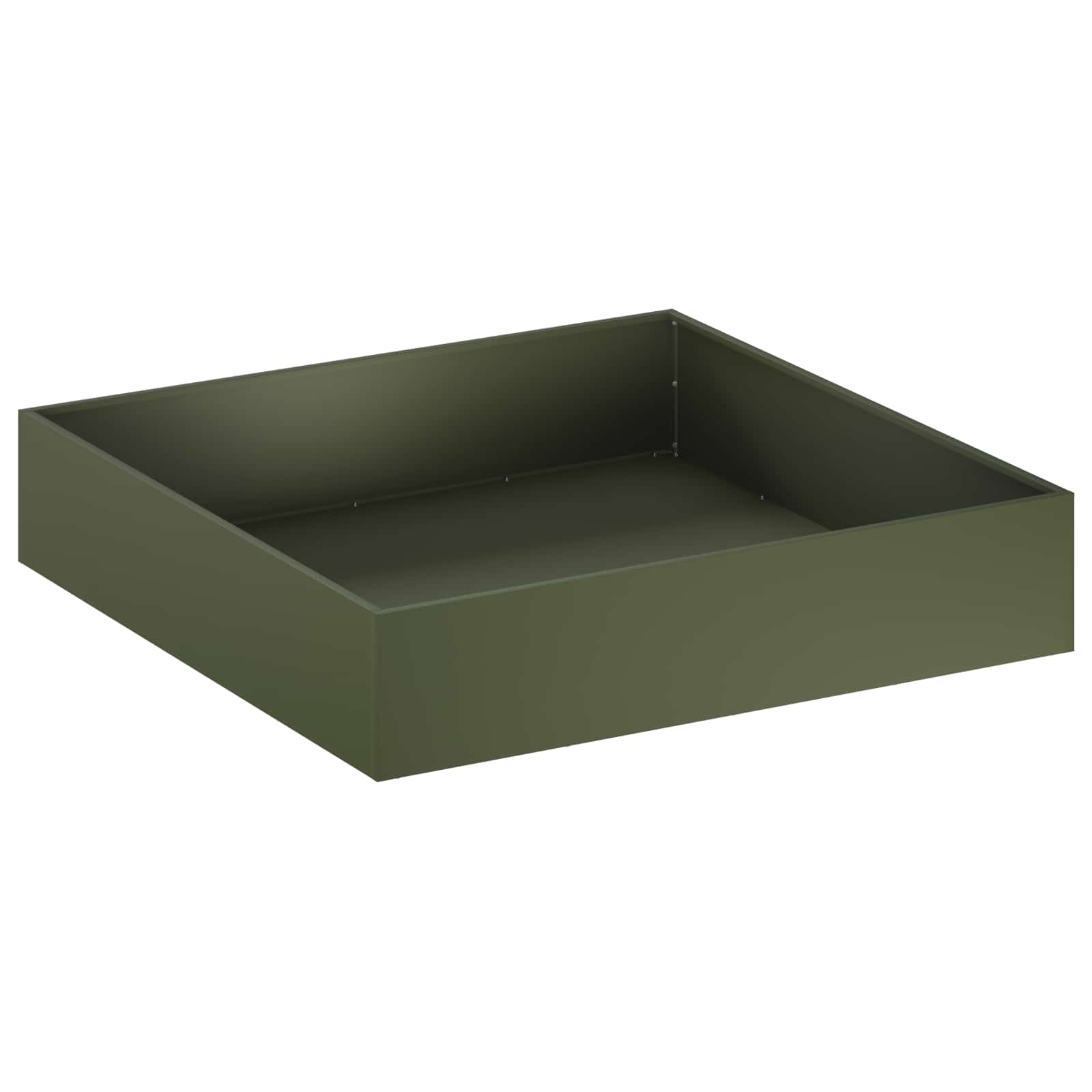 Maison Exclusive - Garten-pflanzgefäß Olivgrün 80 X 80 X 20 Cm Ka