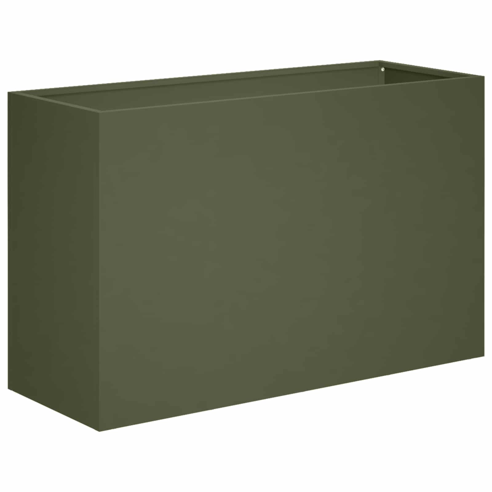 Maison Exclusive - Garten-pflanzgefäß Olivgrün 80 X 30 X 40 Cm Ka