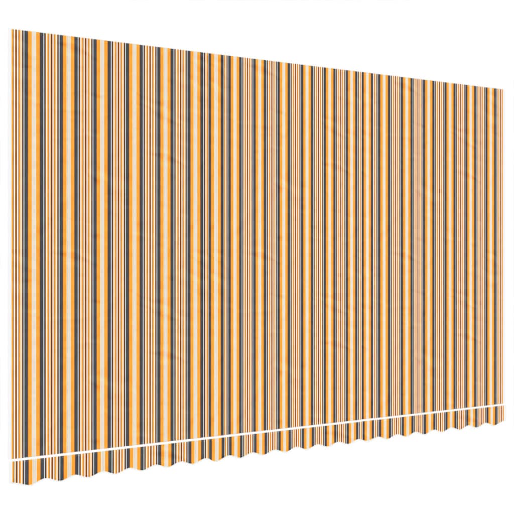 Maison Exclusive - Ersatzstoff Für Markise Orange Und Schwarz 480