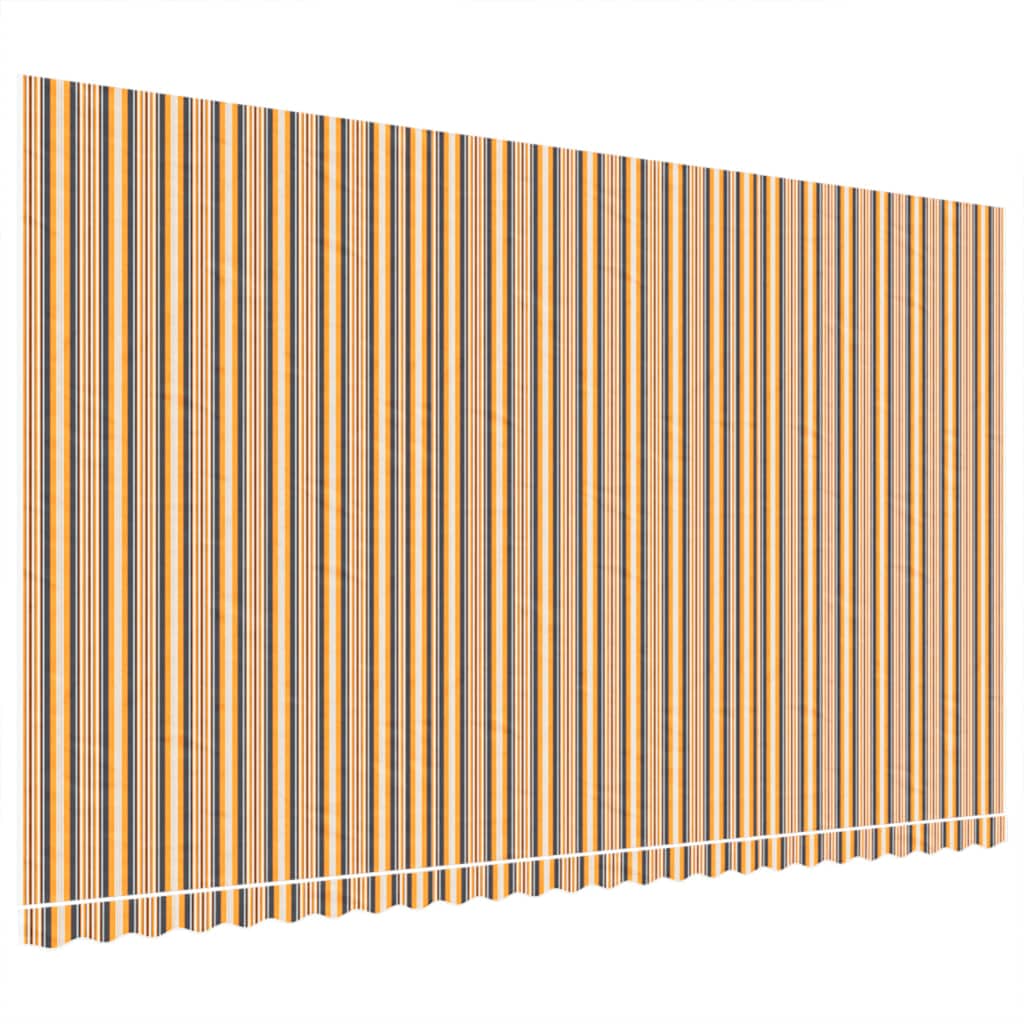 Maison Exclusive - Ersatzstoff Für Markise Orange Und Schwarz 580