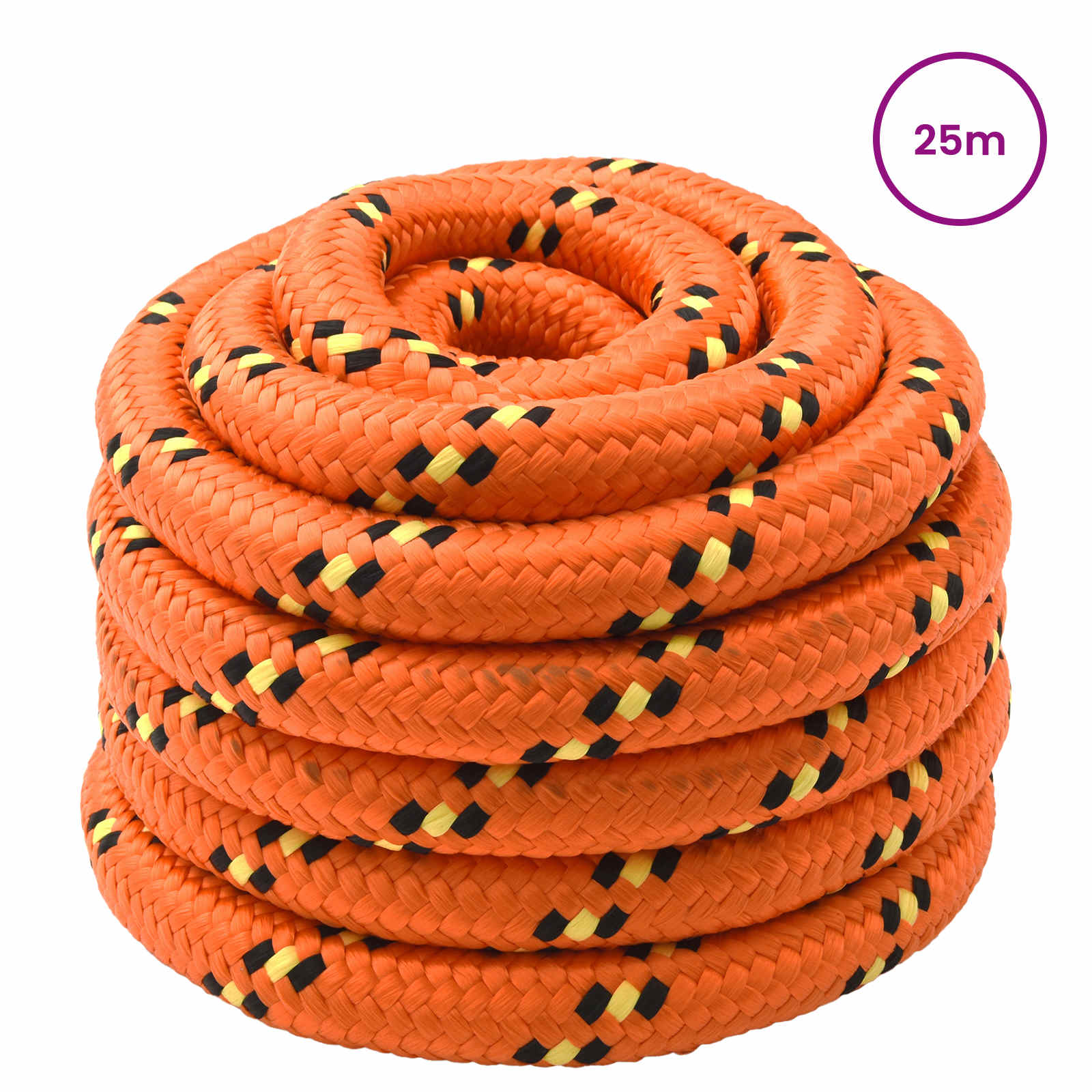 Maison Exclusive - Bootsseil 4 Mm 25 M Orange