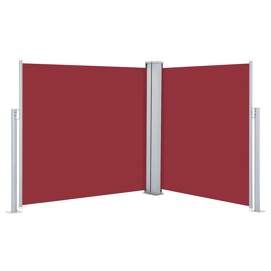 Maison Exclusive - Ausziehbare Seitenmarkise Rot 120 X 600 Cm