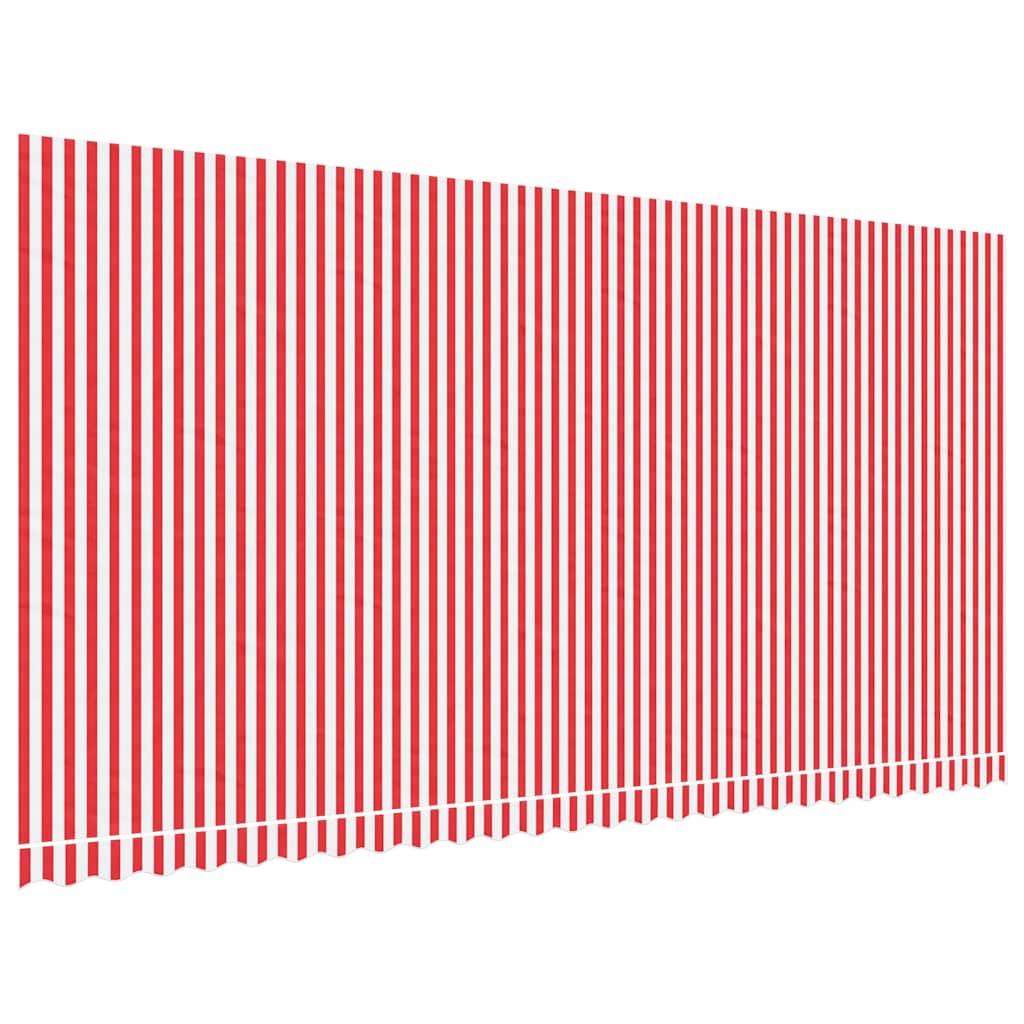 Maison Exclusive - Ersatzstoff Für Markise Rot Und Weiß 580x295 C