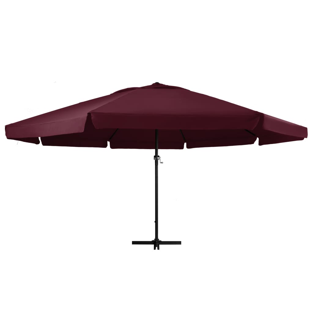 Maison Exclusive - Sonnenschirm Mit Aluminium-mast 600 Cm Bordeau