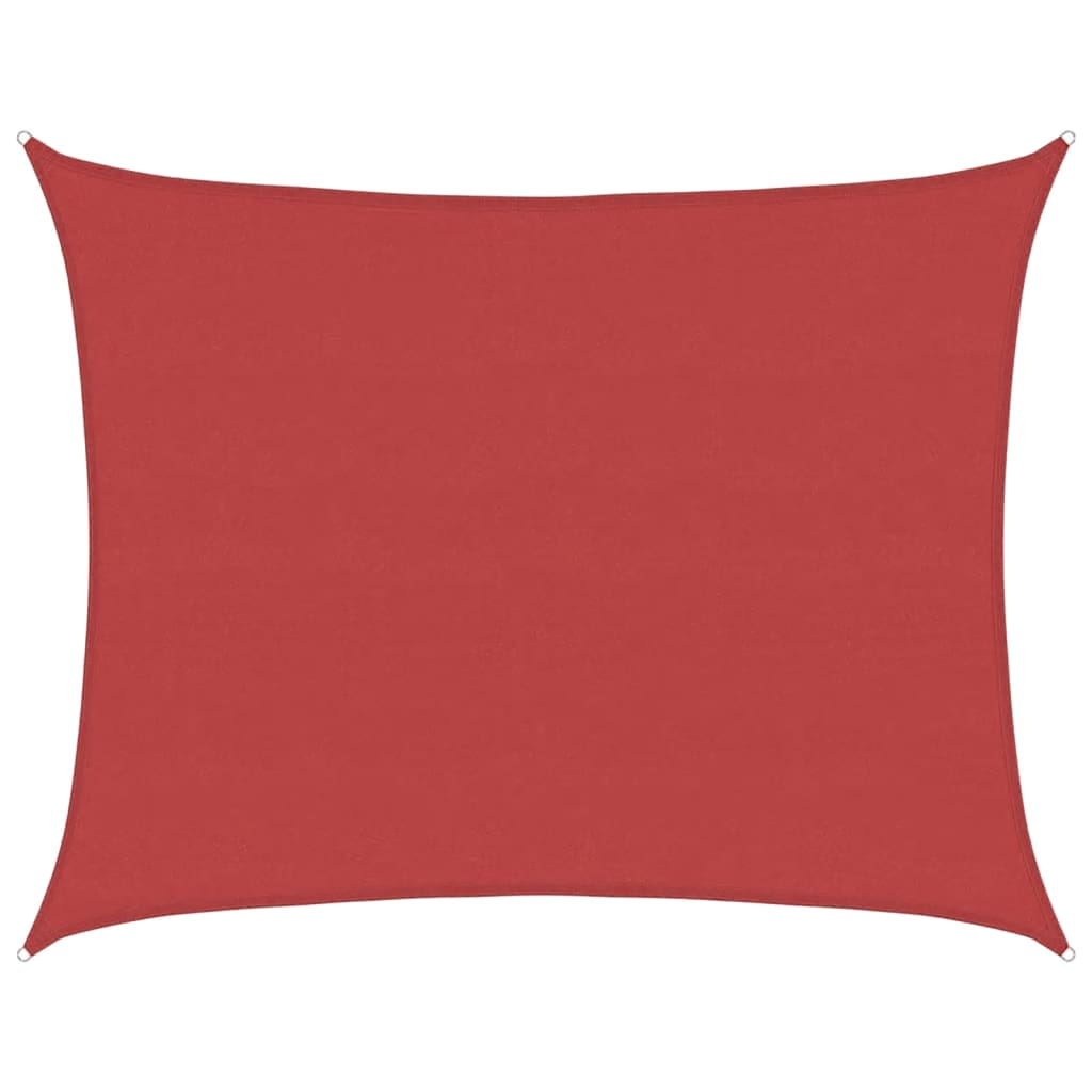 Maison Exclusive - Sonnensegel 160 G/m² Rot 6x7 M Hdpe