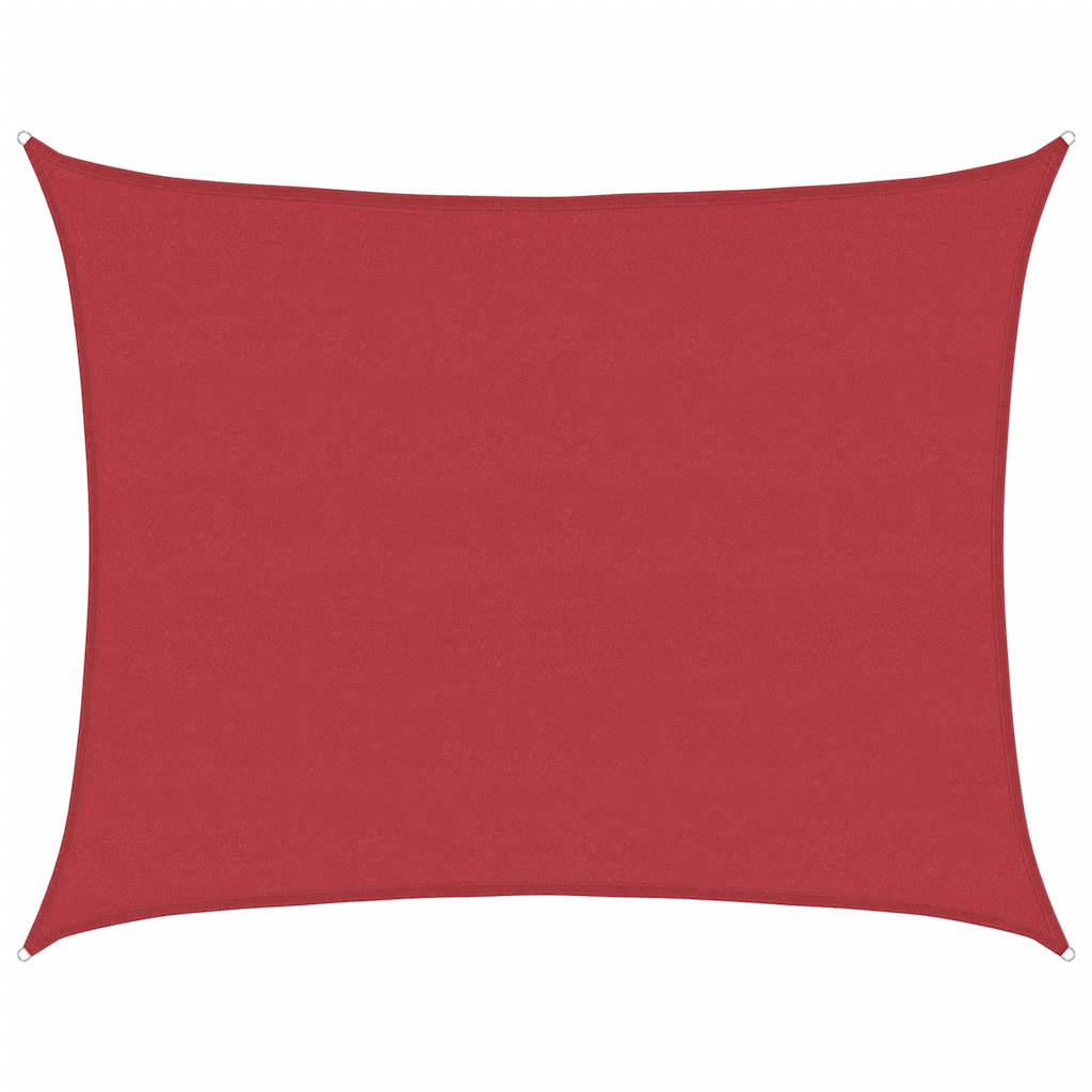 Maison Exclusive - Sonnensegel 160 G/m² Rot 6x8 M Hdpe