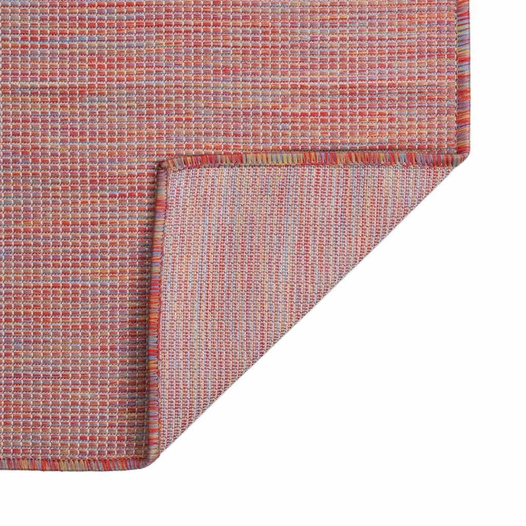 Maison Exclusive - Outdoor-teppich Flachgewebe 140x200 Cm Rot