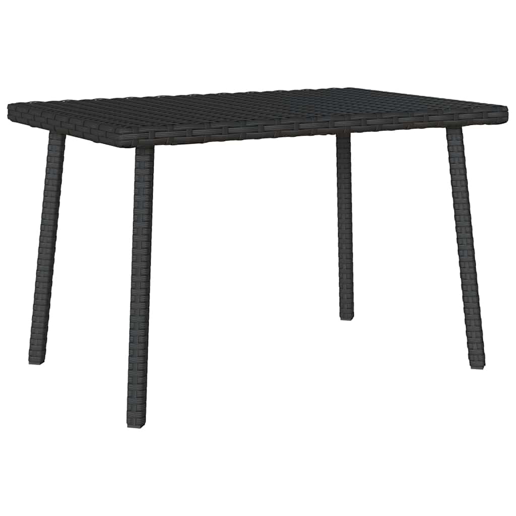 Maison Exclusive - Garten-couchtisch Rechteckig Schwarz 60x40x37