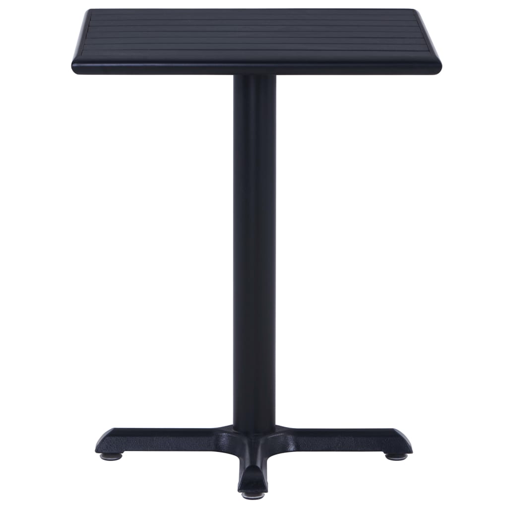 Maison Exclusive - Gartentisch Schwarz 60x60x75 Cm