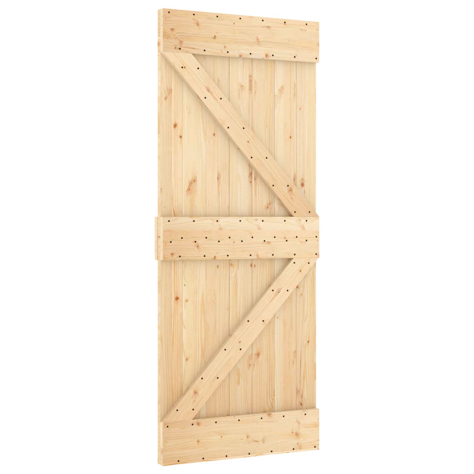 Maison Exclusive - Schiebetür Narvik 85 X 210 Cm (152,5 Cm) Natür