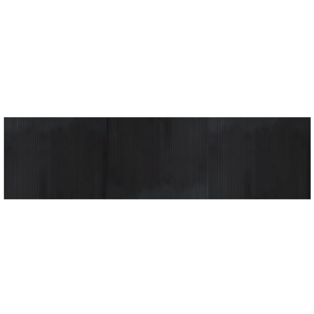 Maison Exclusive - Teppich Rechteckig Schwarz 80x300 Cm Bambus