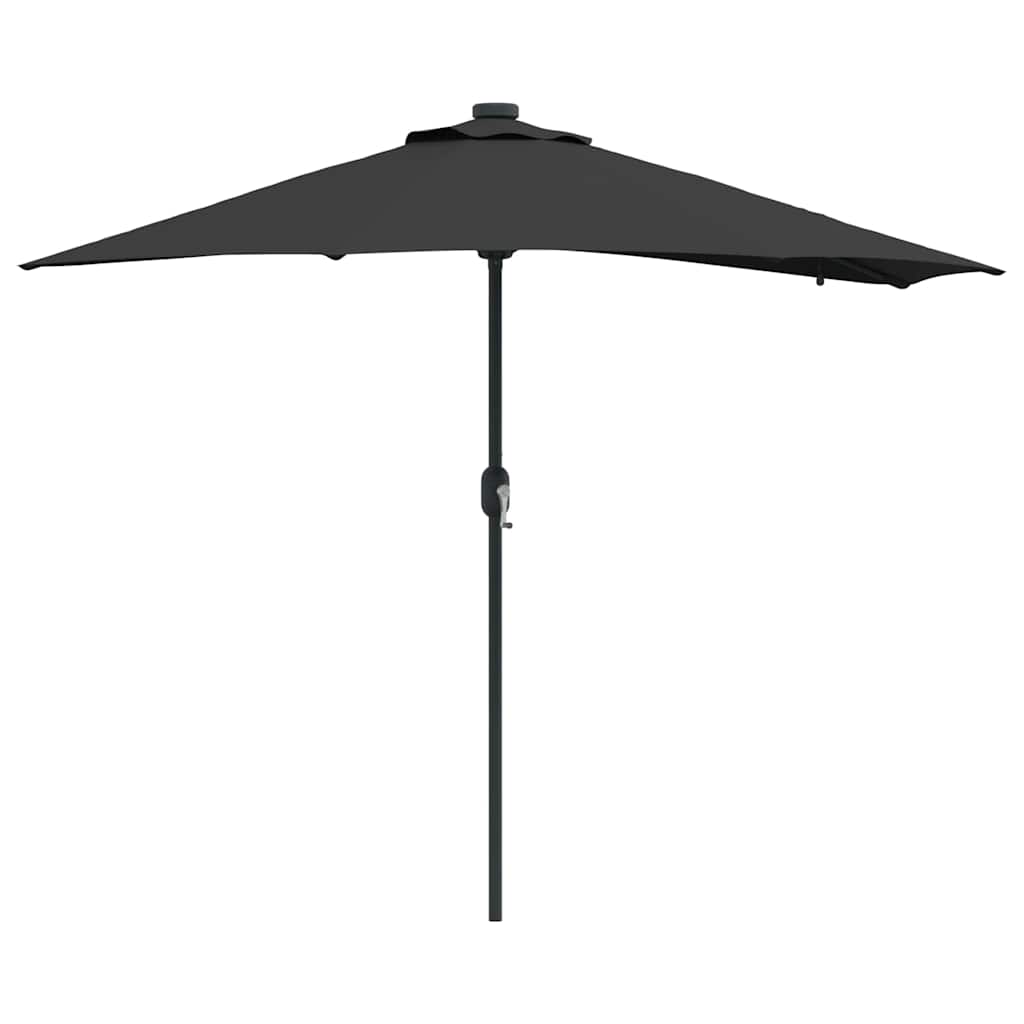 Maison Exclusive - Garten-sonnenschirm Schwarz 294 X 150 X 223 Cm