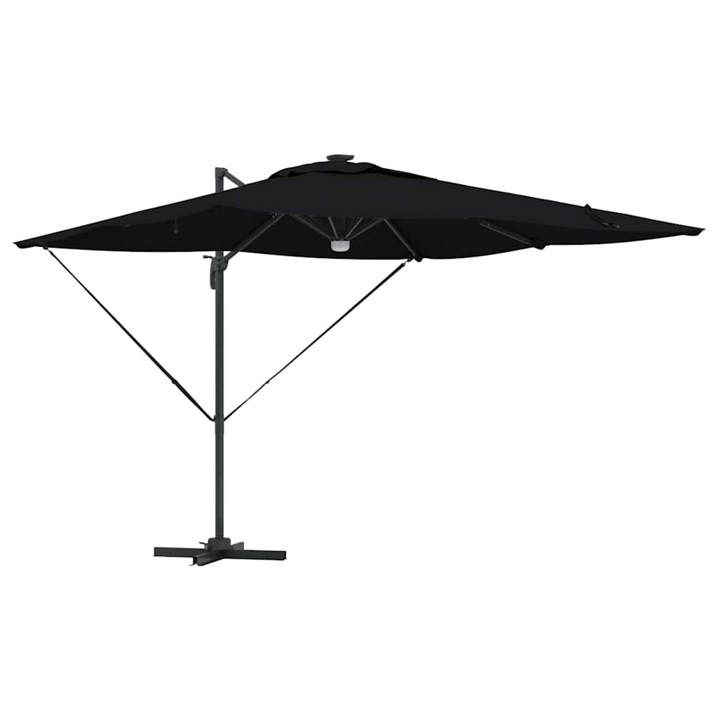 Maison Exclusive - Roma Parasol Schwarz 286 X 284 X 270 Cm Alumin