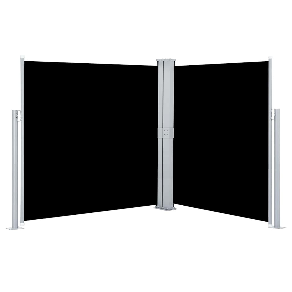 Maison Exclusive - Ausziehbare Seitenmarkise Schwarz 140 X 600 Cm