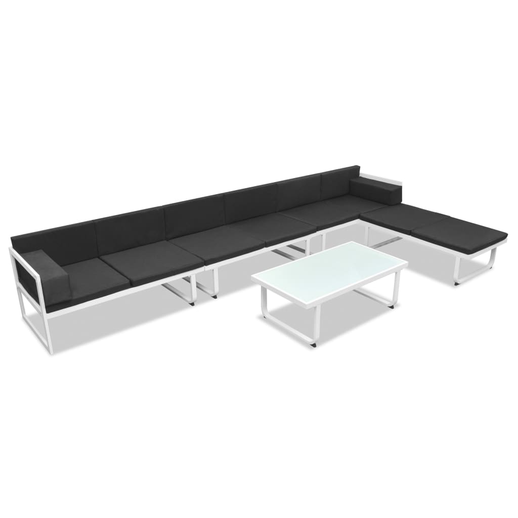 Maison Exclusive - 5-tlg. Garten-lounge-set Textilene Aluminium S