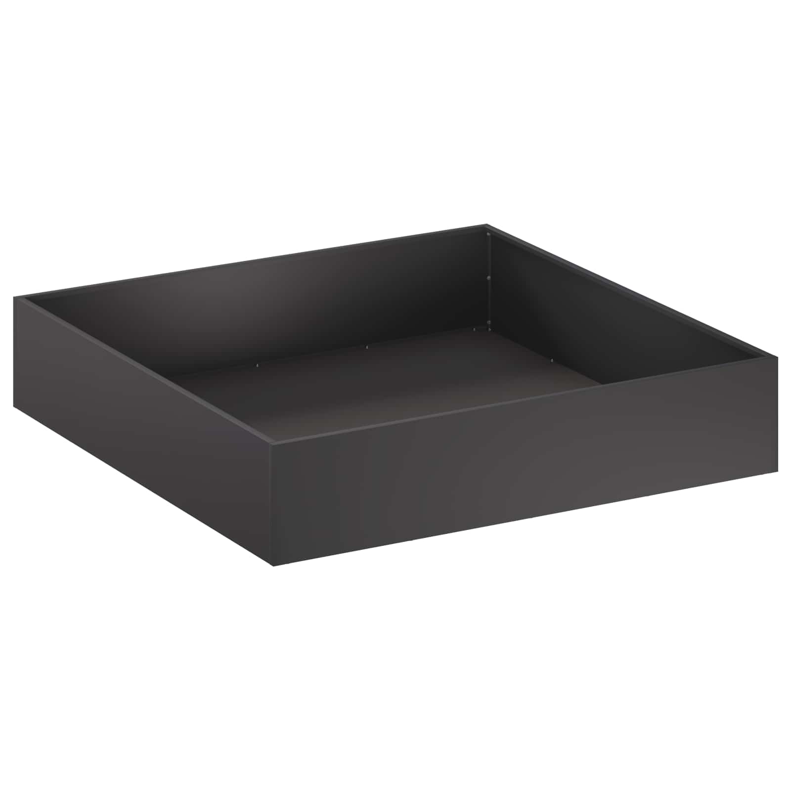 Maison Exclusive - Garten-pflanzgefäß Schwarz 80 X 80 X 20 Cm Kal