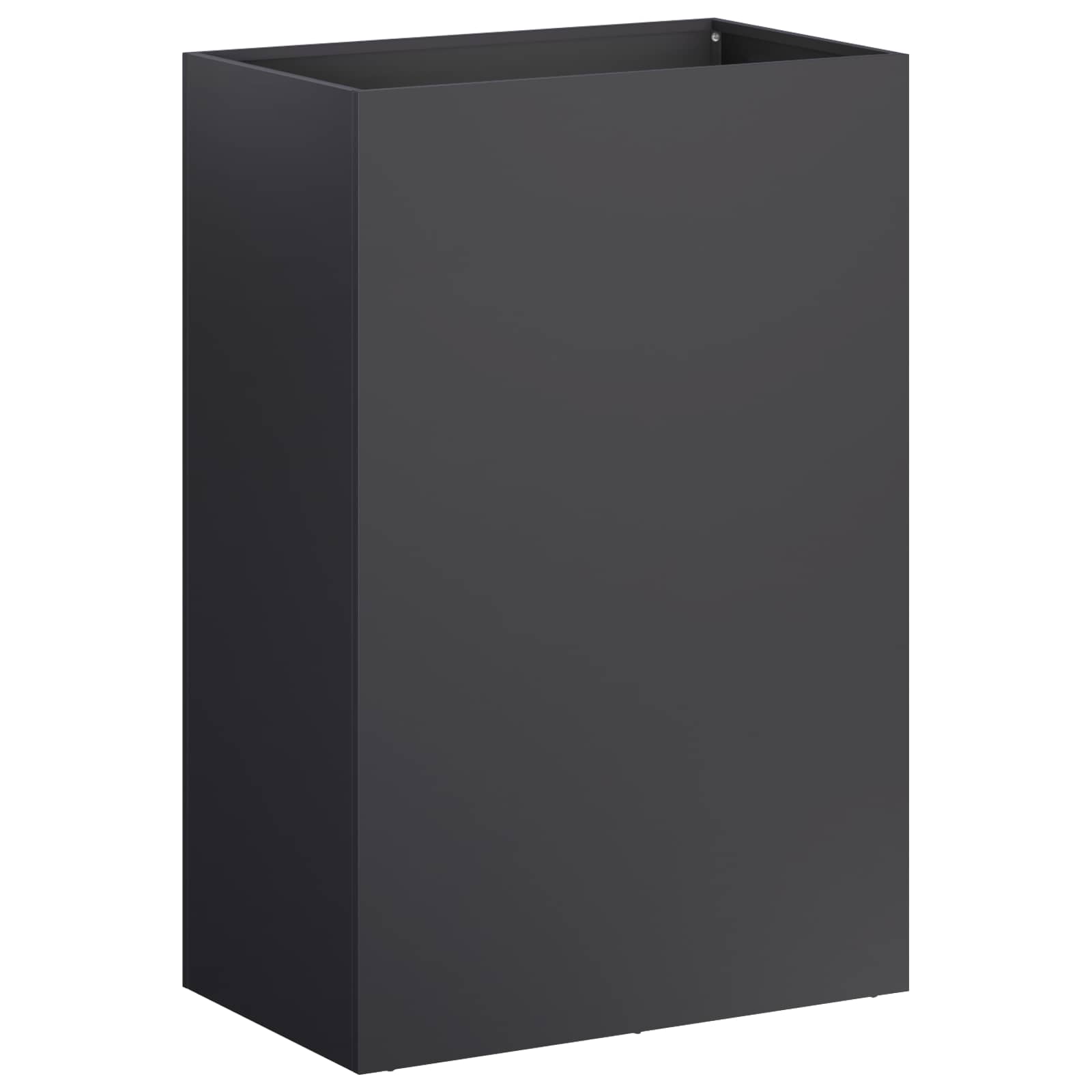 Maison Exclusive - Garten-pflanzgefäß Schwarz 50 X 40 X 75 Cm Kal