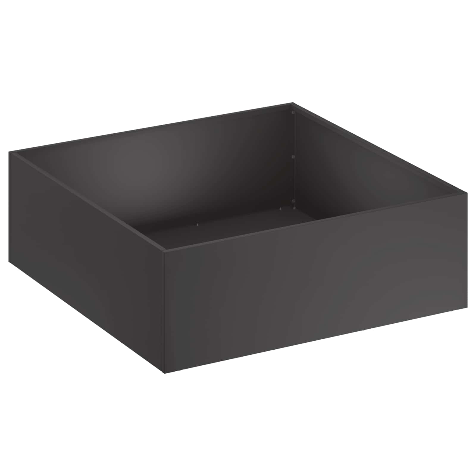 Maison Exclusive - Garten-pflanzgefäß Schwarz 60 X 60 X 20 Cm Kal