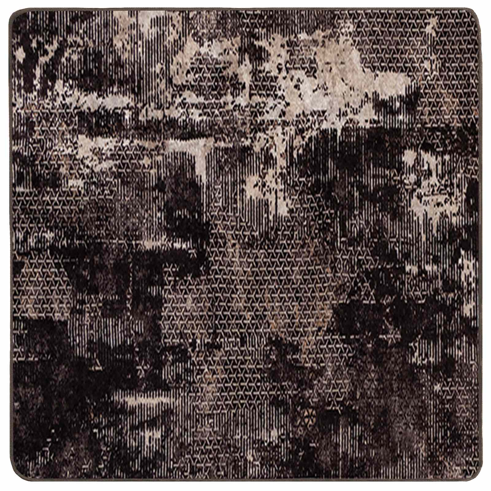 Maison Exclusive - Teppichläufer Marsa Schwarz 100 X 100 Cm Polye