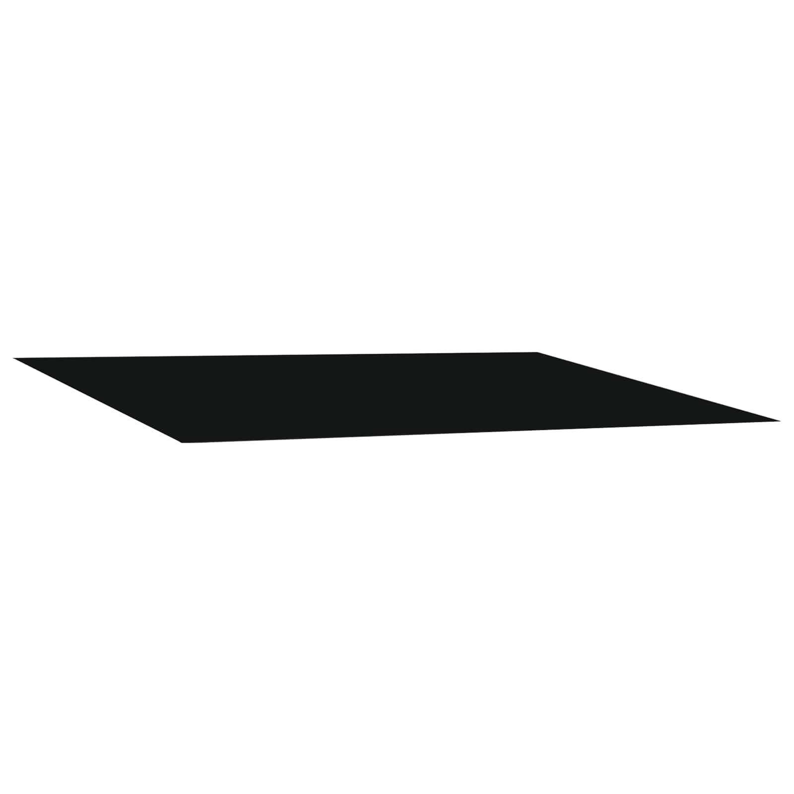 Maison Exclusive - Markisenersatzstoff Schwarz 350 X 250 Cm Polye
