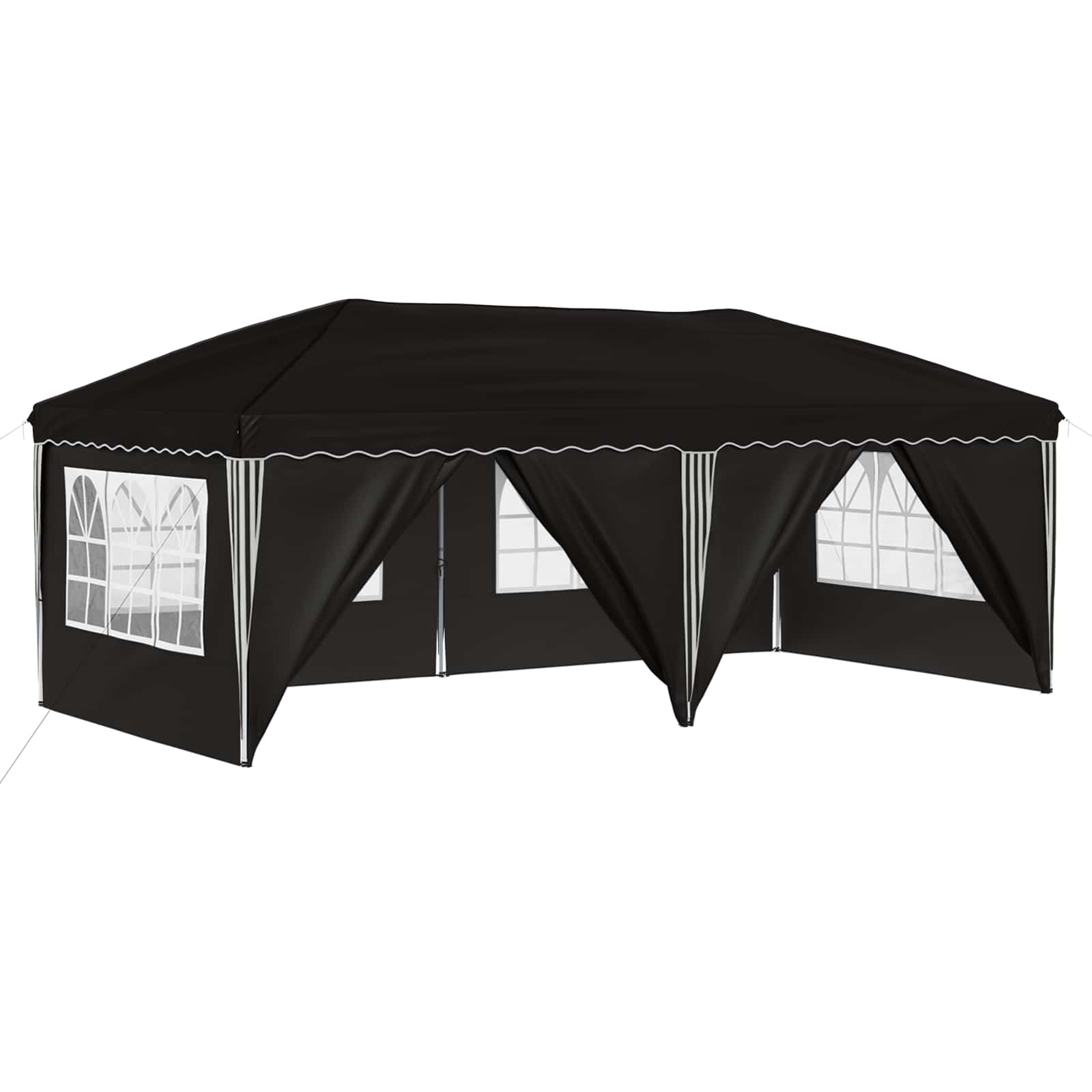 Maison Exclusive - Pop-up Partyzelt 575 X 288 X 245 Cm Schwarz