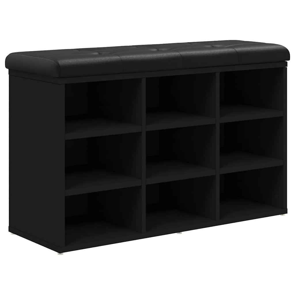 Maison Exclusive - Schuhbank Schwarz 82x32x50 Cm Holzwerkstoff