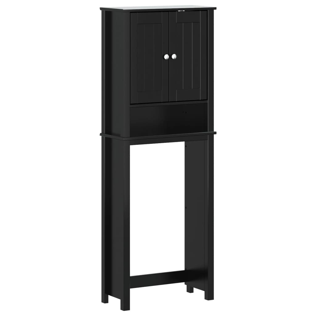 Maison Exclusive - Toilettenschrank Berg Schwarz 60x27x164,5 Cm M