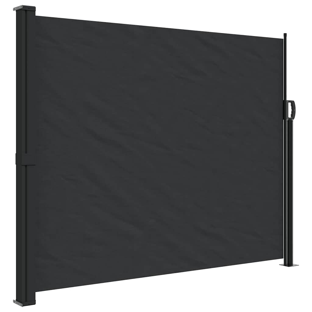 Maison Exclusive - Seitenmarkise Ausziehbar Schwarz 160x300 Cm