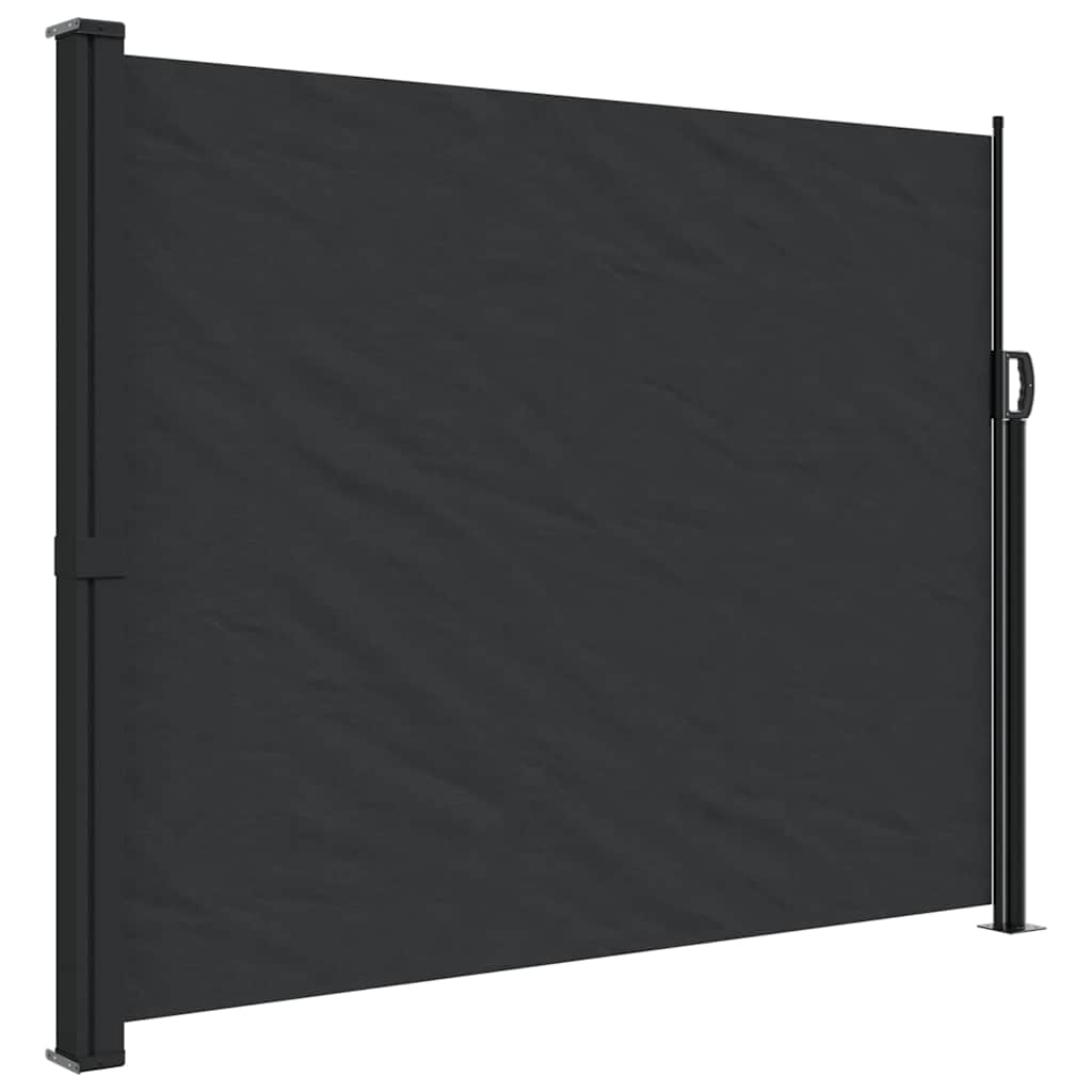 Maison Exclusive - Seitenmarkise Ausziehbar Schwarz 160x500 Cm