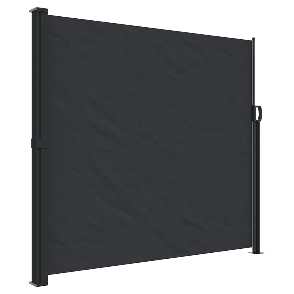 Maison Exclusive - Seitenmarkise Ausziehbar Schwarz 180x500 Cm