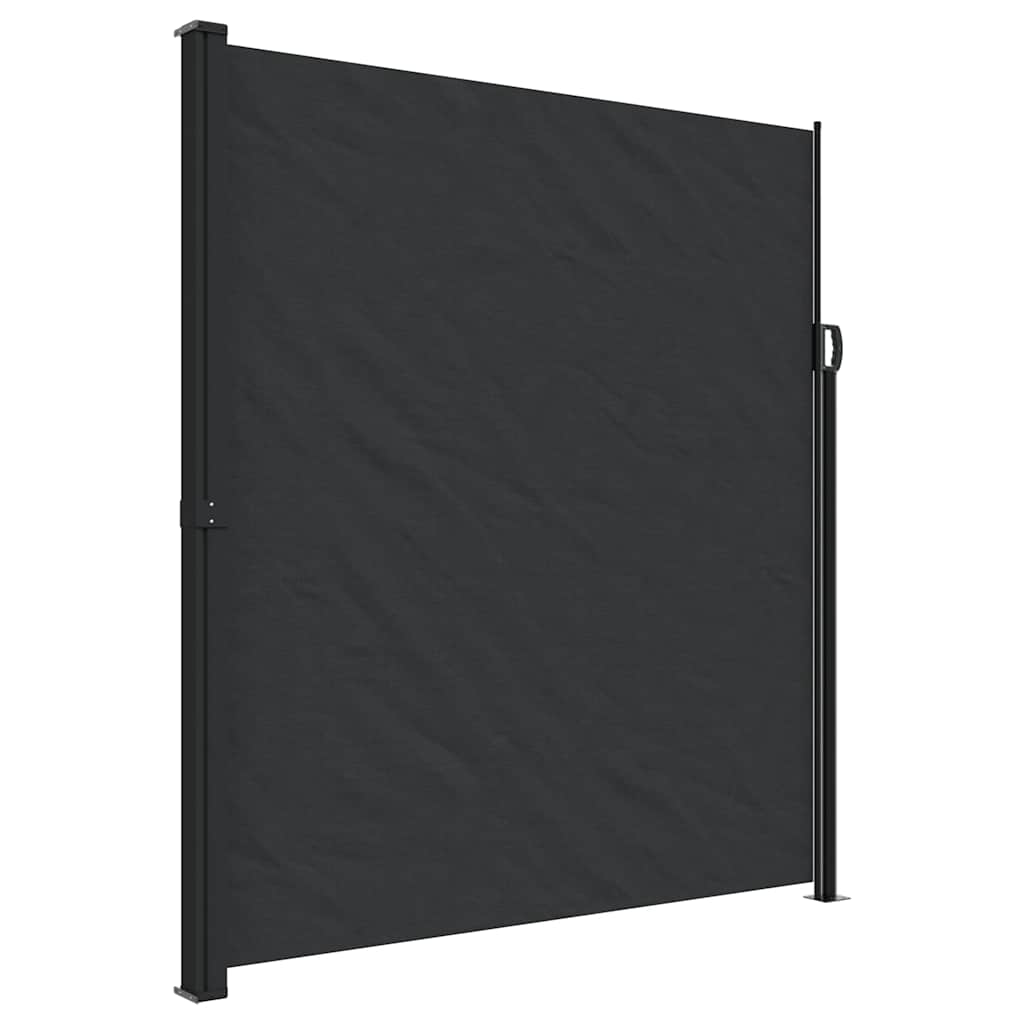 Maison Exclusive - Seitenmarkise Ausziehbar Schwarz 220x300 Cm