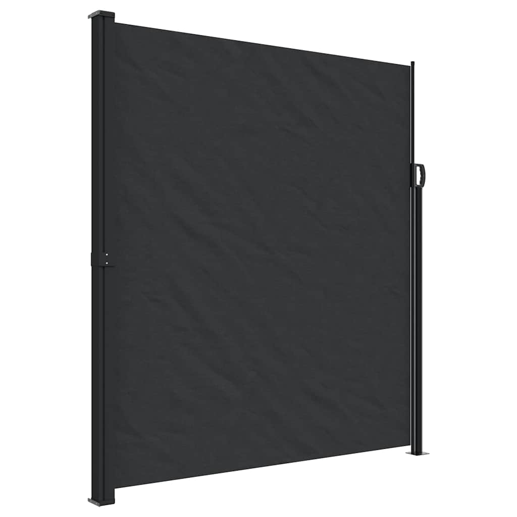 Maison Exclusive - Seitenmarkise Ausziehbar Schwarz 220x500 Cm