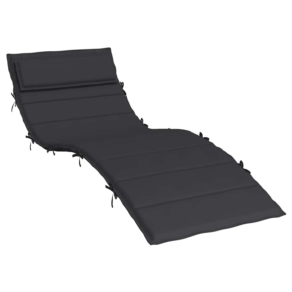 Maison Exclusive - Sonnenliegen-auflage Schwarz 180x60x4 Cm Oxfor
