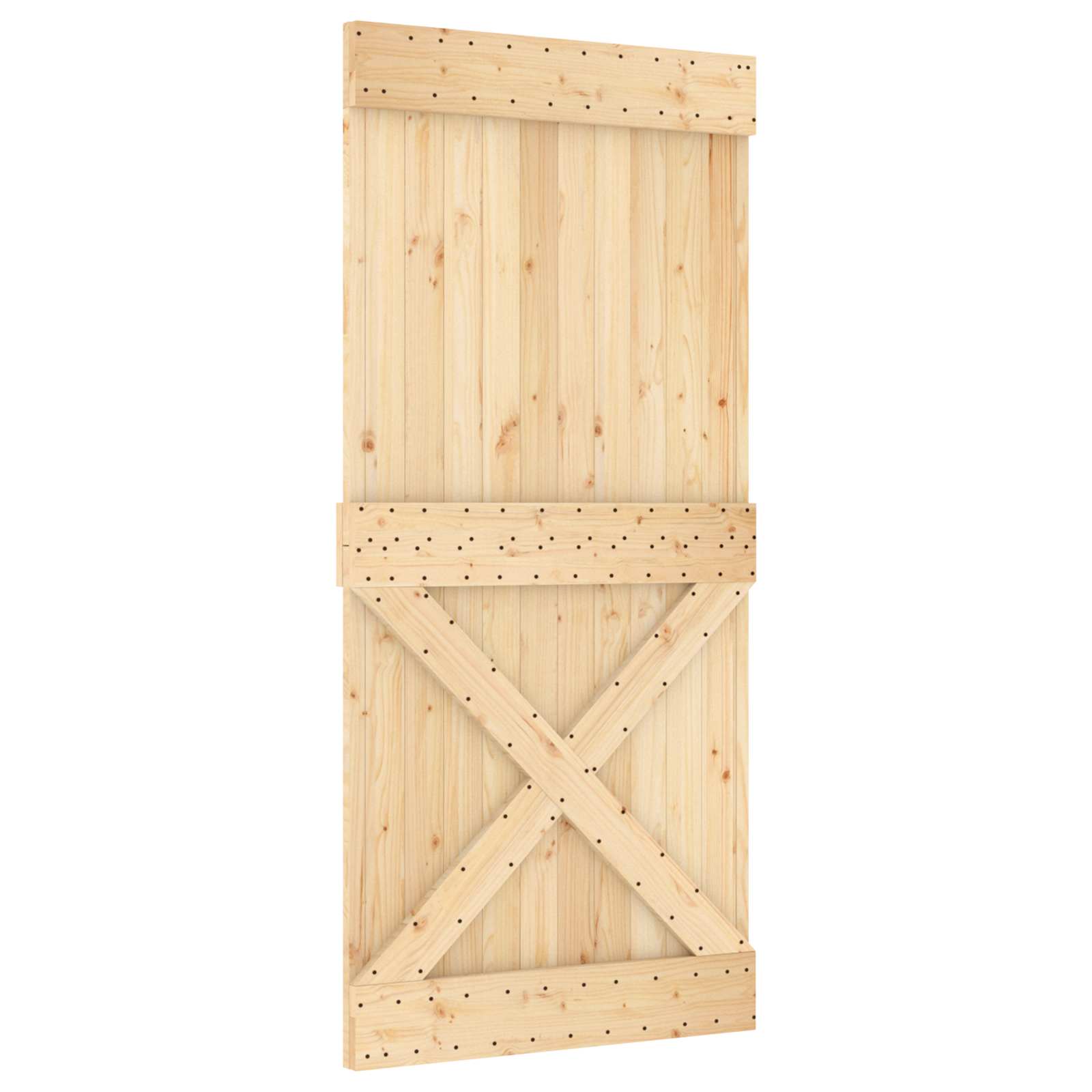 Maison Exclusive - Schiebetür Narvik 95 X 210 Cm (213,5 Cm) Natür